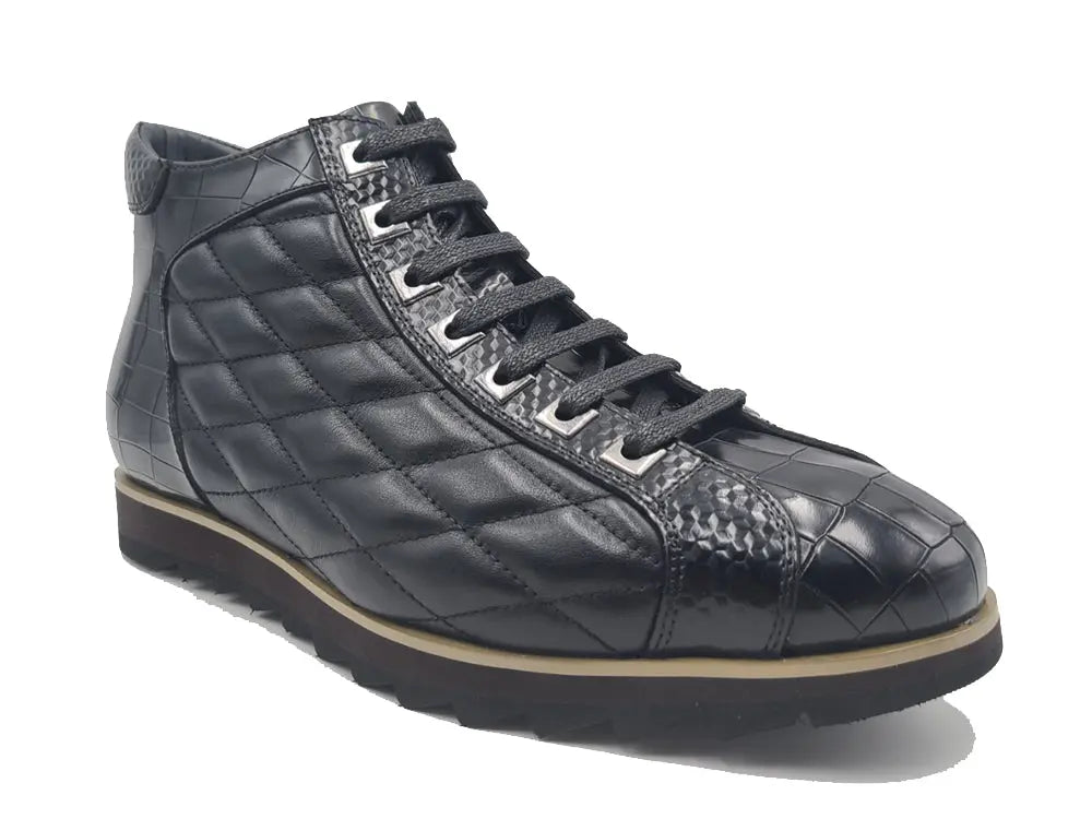 Carrucci Embossed Alligator High Top - 10.5