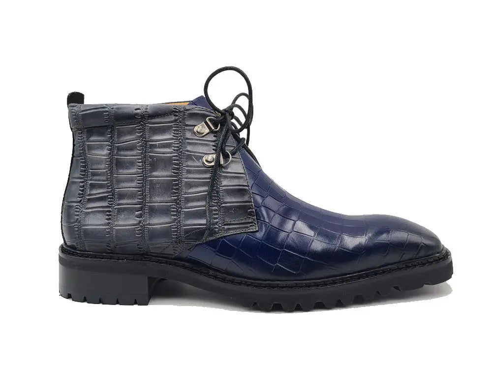 Carrucci Embossed Chukka Boot Lug Sole - 9.5