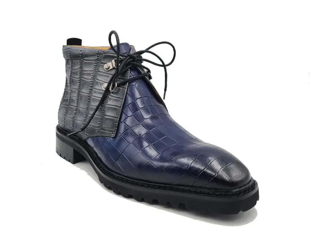 Carrucci Embossed Chukka Boot Lug Sole - 9.5