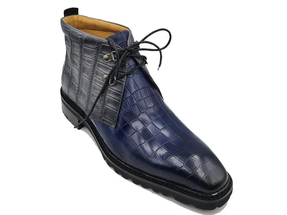 Carrucci Embossed Chukka Boot Lug Sole - 9.5