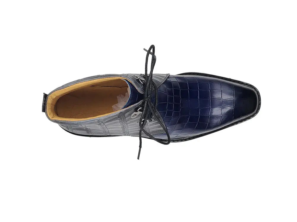 Carrucci Embossed Chukka Boot Lug Sole - 9.5
