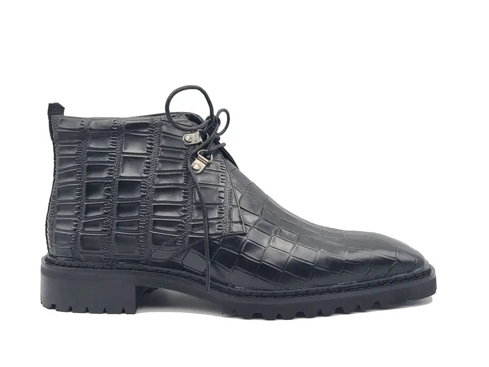 Carrucci Embossed Chukka Boot Lug Sole - 9.5