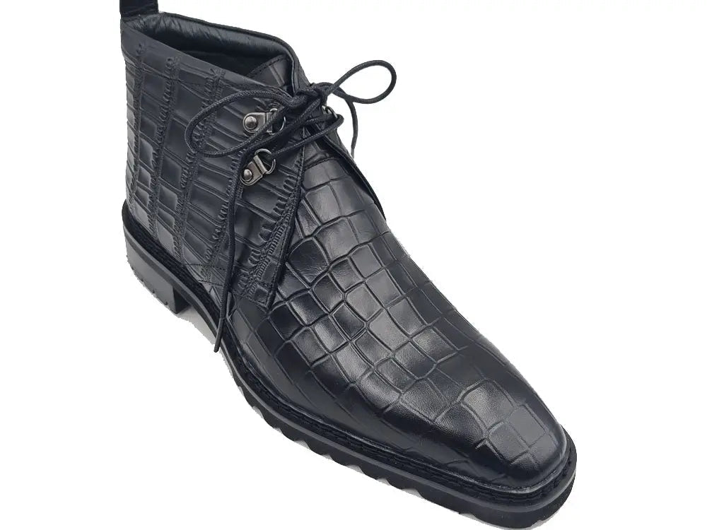 Carrucci Embossed Chukka Boot Lug Sole - 9.5
