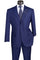 Nola Collection - Patriot Blue Regular Fit 2 Piece Suit Flat Front Pants with 2″ Elastic Waistband