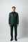 Men’s Chic Hunter Green Embellished Tuxedo – Luxury 3 Piece Formal Suit for Weddings, Prom & Special Events