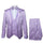Rossi Man FORD RM1914 – Men's 3-Piece Slim Fit Suit in Purple | Timeless Modern Formalwear