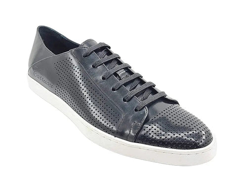 Carrucci Fashion Lace-up Leather Sneaker