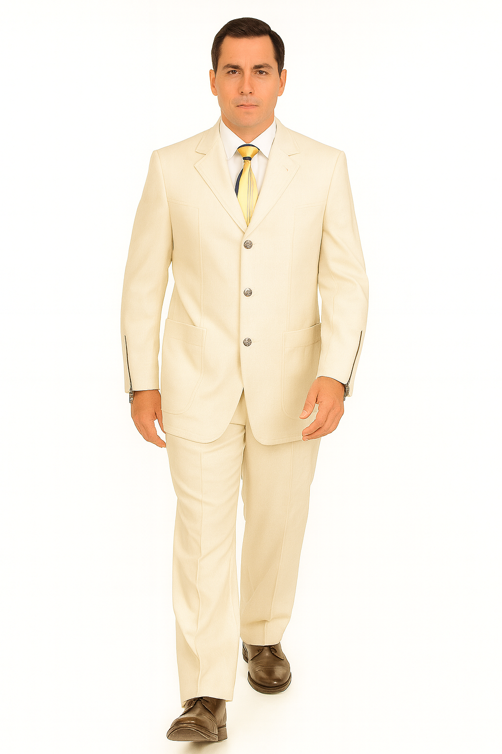 Canto Men's 2-Piece Velvet Corduroy Suit Fashionable Men's Clothing - 38 Short Jacket+32 Waist Adjustable 28to34)(Height: 5 4 to5 7 )(Neck  15-16.5)S-M)