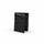 Mens Alligator Trifold Wallet in Black