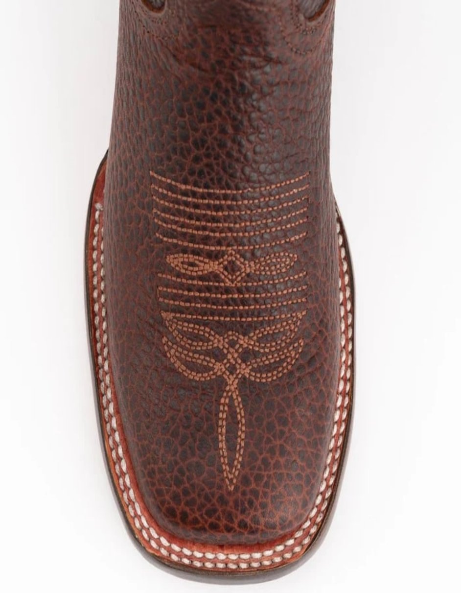 Ferrini Women's Toro Square Toe Boots Handcrafted - Brown - 6B