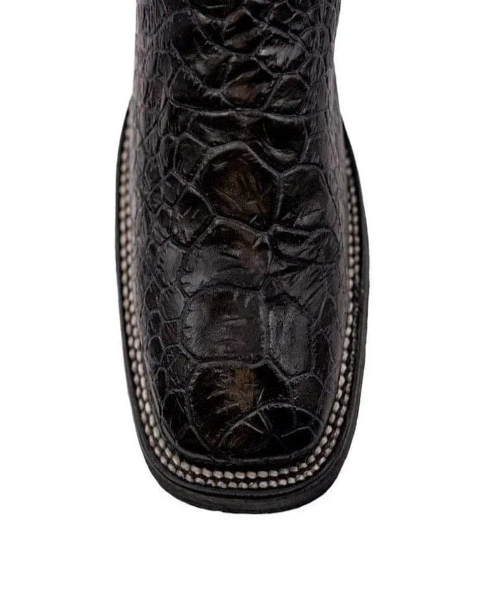 Men's Ferrini Kai Sea Turtle Print Boots Handcrafted Black - 8D