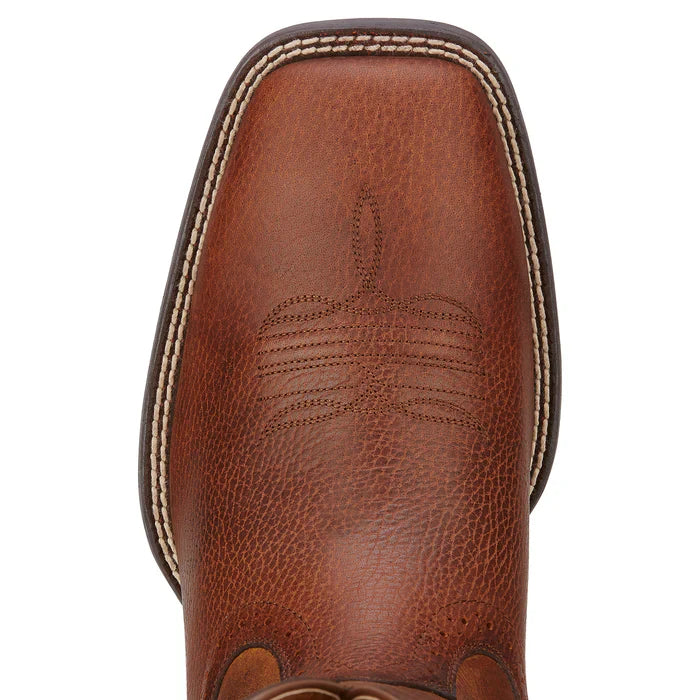 Sport Western Fiddle Full-Grain Leather Brown Boots - 7