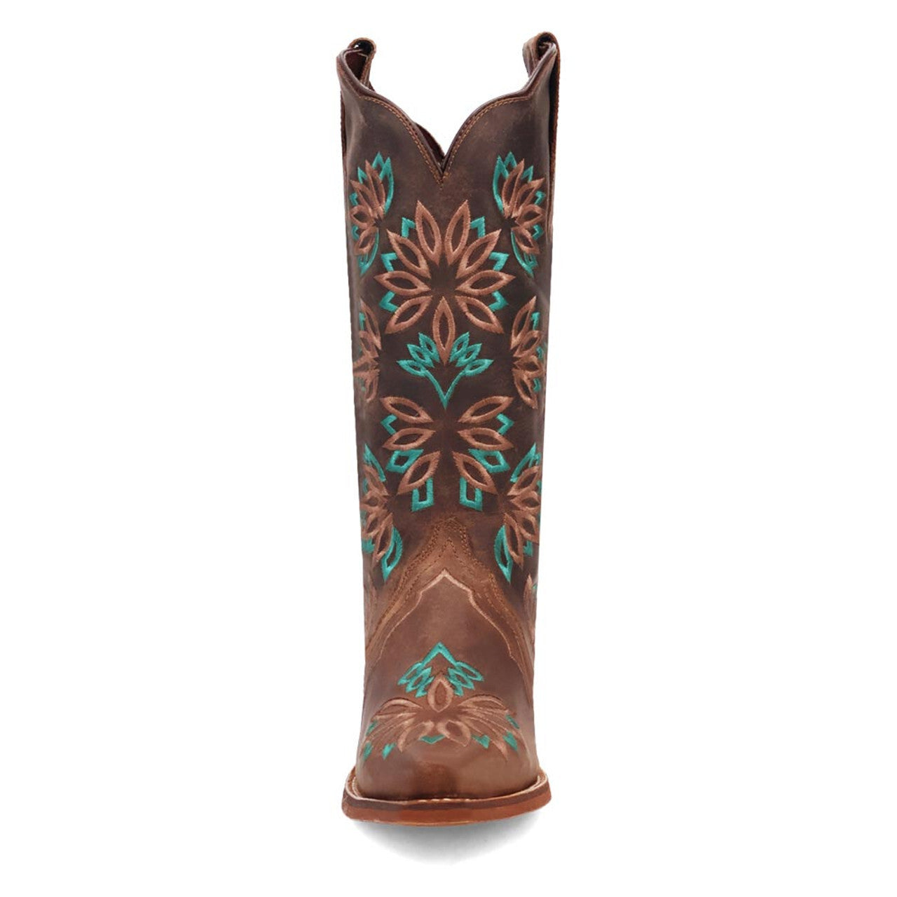 Laredo Filly Tobacco Leather Snip Toe Women Boots - 6