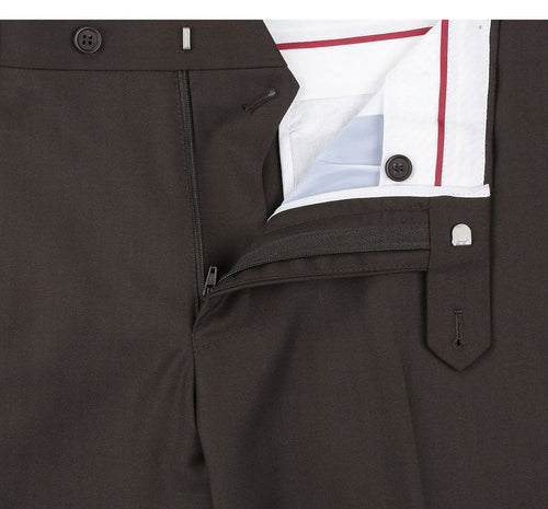 Cheap Priced Suit- Mens Basic Two Button Slim Fit  Brown Suit