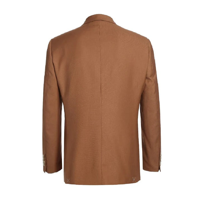 Cheap Priced Suit - Mens Basic Two Button Slim Fit  Rust Suit