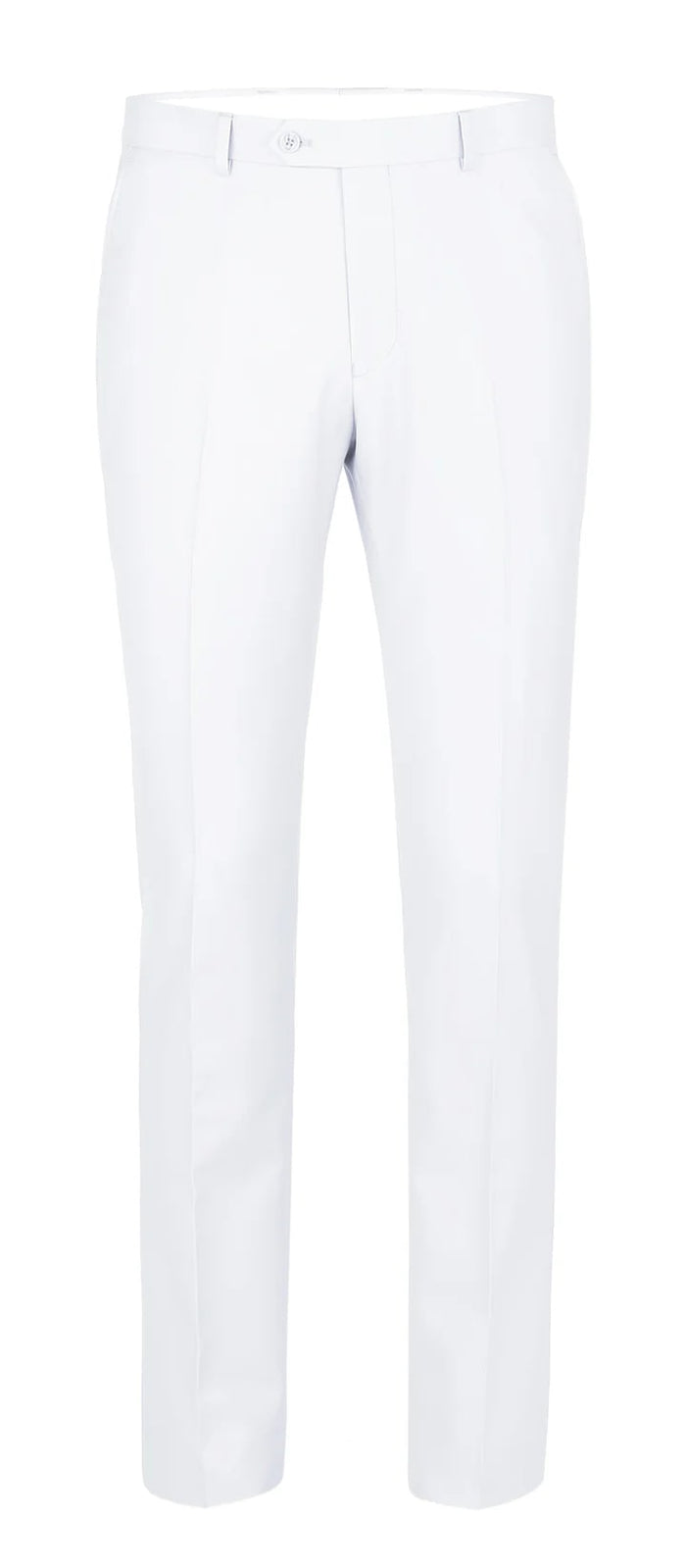 Cheap Priced Suit Mens Basic Two Button Classic Fit White Suit
