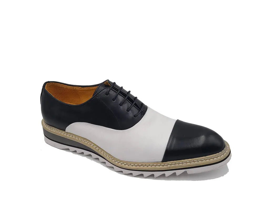 Carrucci Cap Toe Brogue Oxford - 7.5