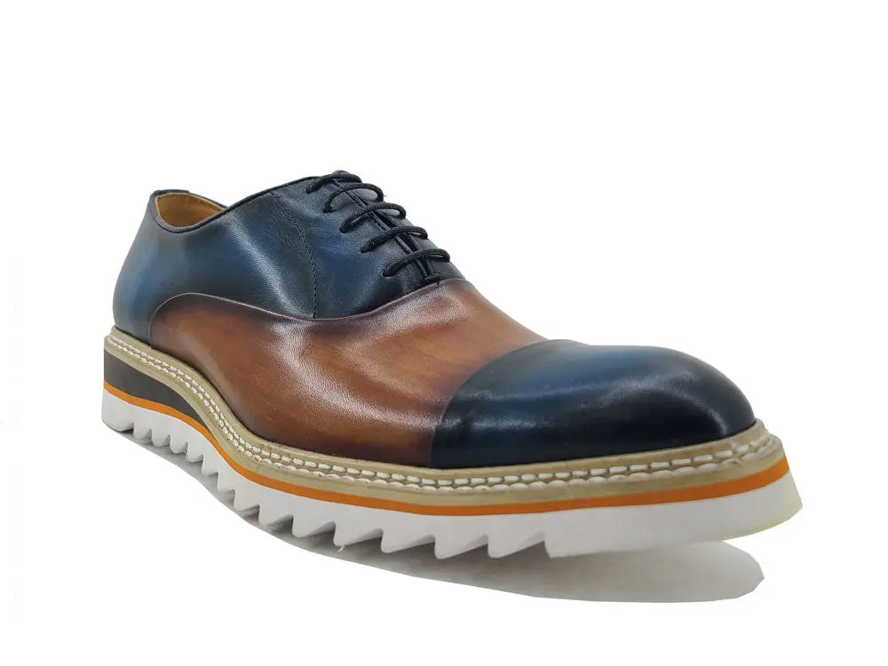 Carrucci Cap Toe Brogue Oxford - 7.5