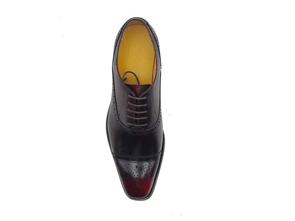 Carrucci Five Eyelets Cap Toe Calfskin Oxford - 8