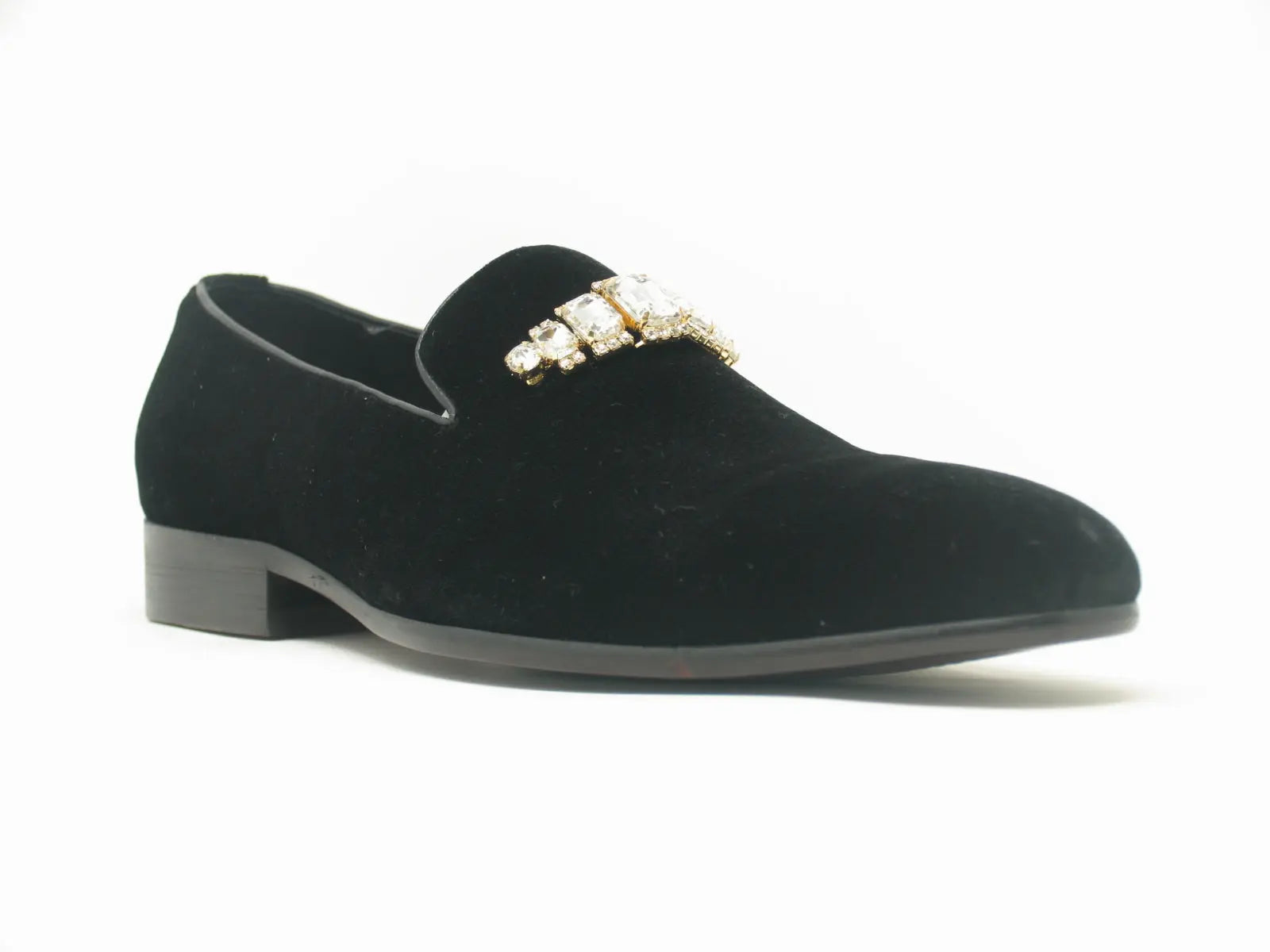 Formal Velvet Loafer with studs - 8