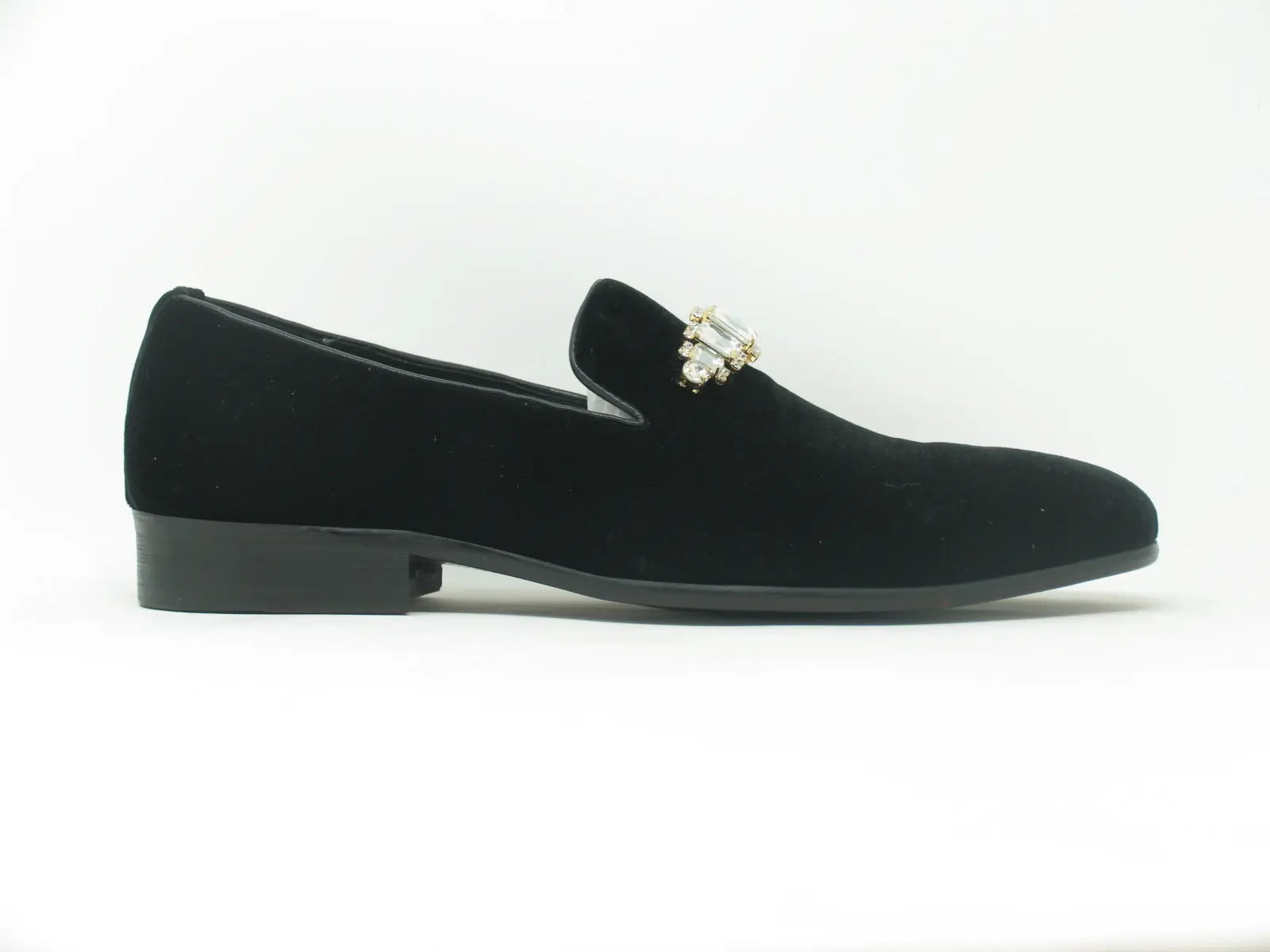 Formal Velvet Loafer with studs - 8