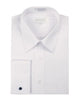 White Pointed Collar French Cuff Men's Dress Shirt