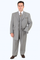 Zoot Suit - Mens Double Button Vested Fashion Grey Zoot Suit