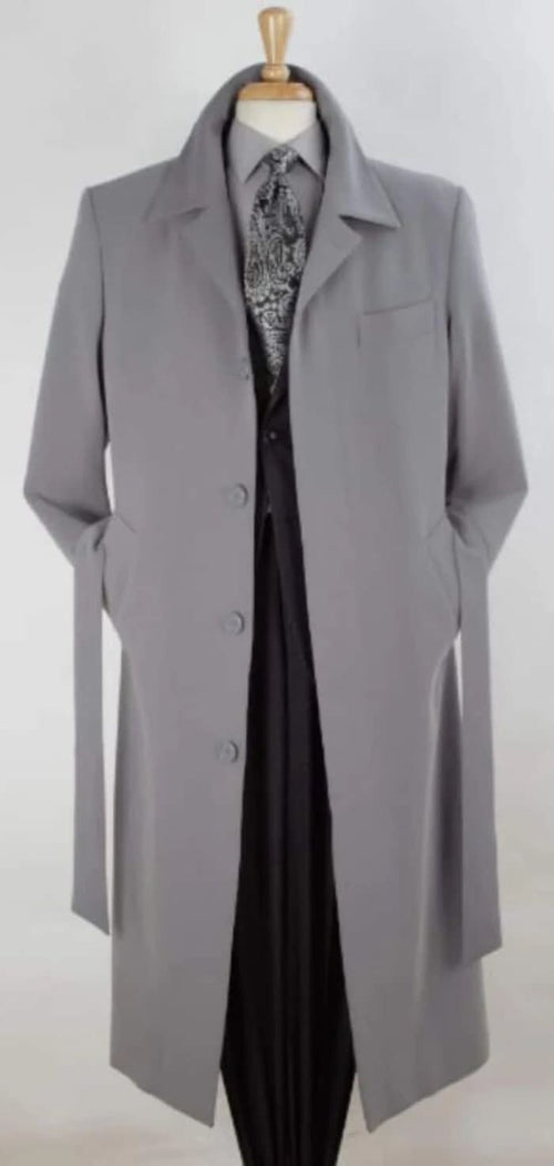 Men's Full Length Overcoat â€“ Classic Winter Long Top Coat
