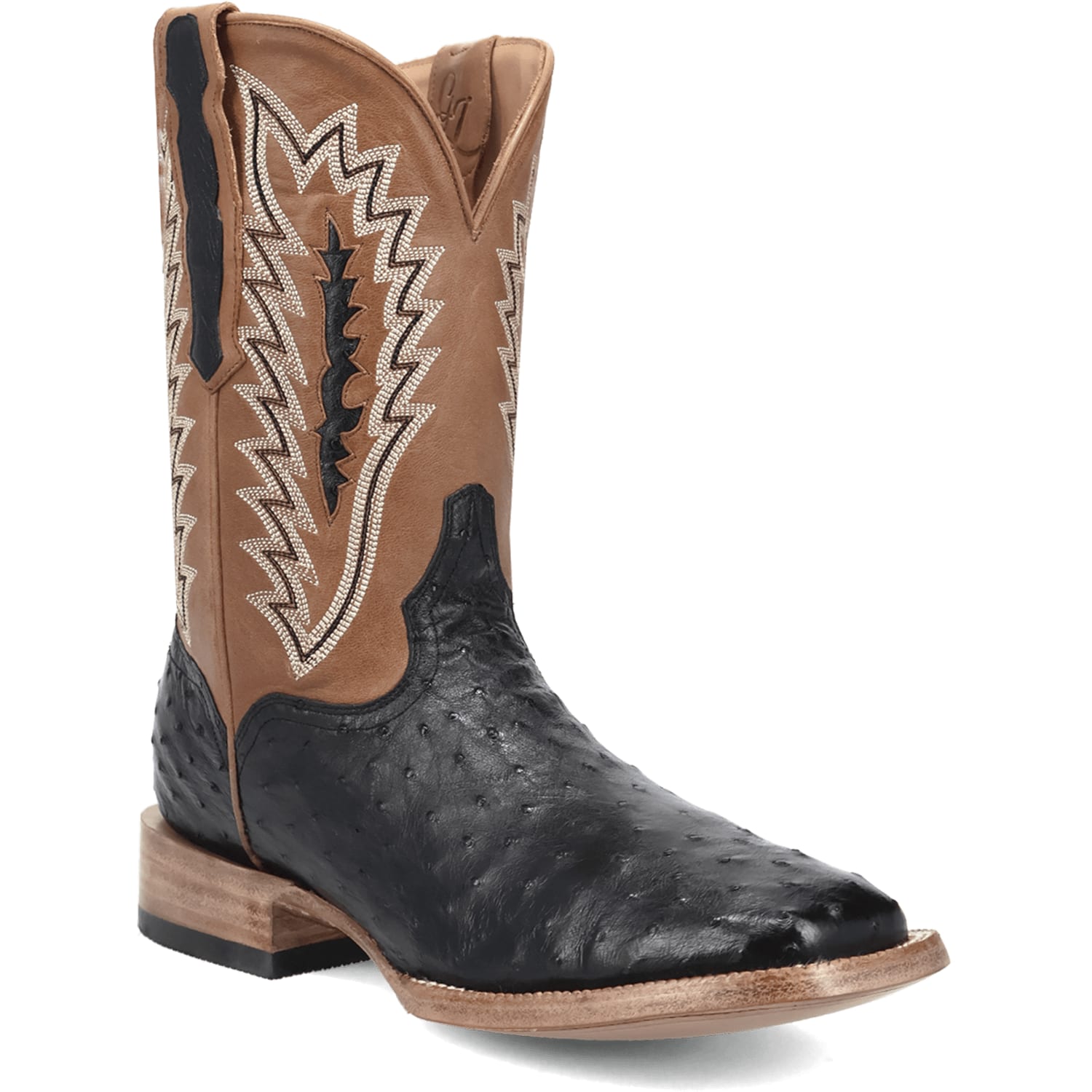 BRANNAN FULL QUILL OSTRICH BOOT - 8