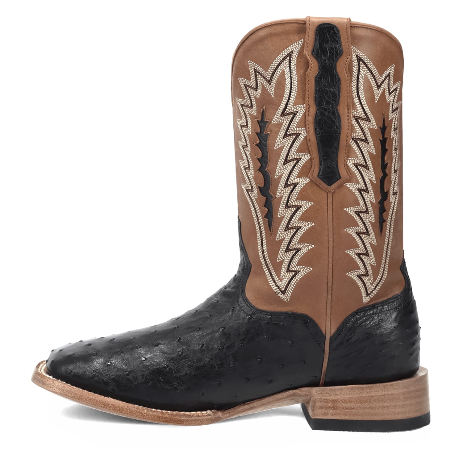 BRANNAN FULL QUILL OSTRICH BOOT - 8