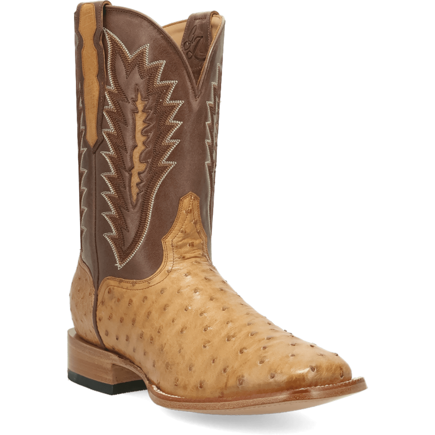 BRANNAN FULL QUILL OSTRICH BOOT - 8