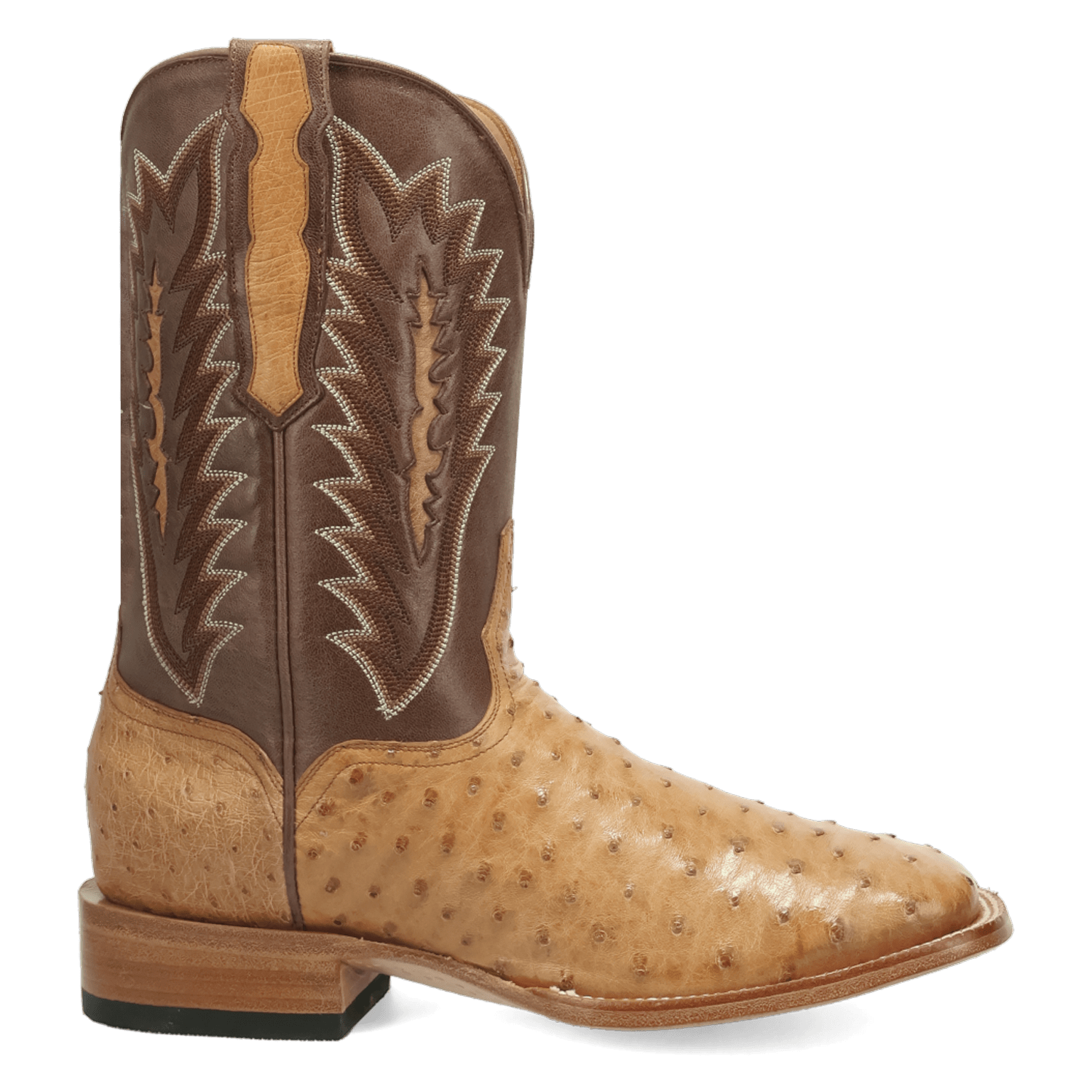 BRANNAN FULL QUILL OSTRICH BOOT - 8