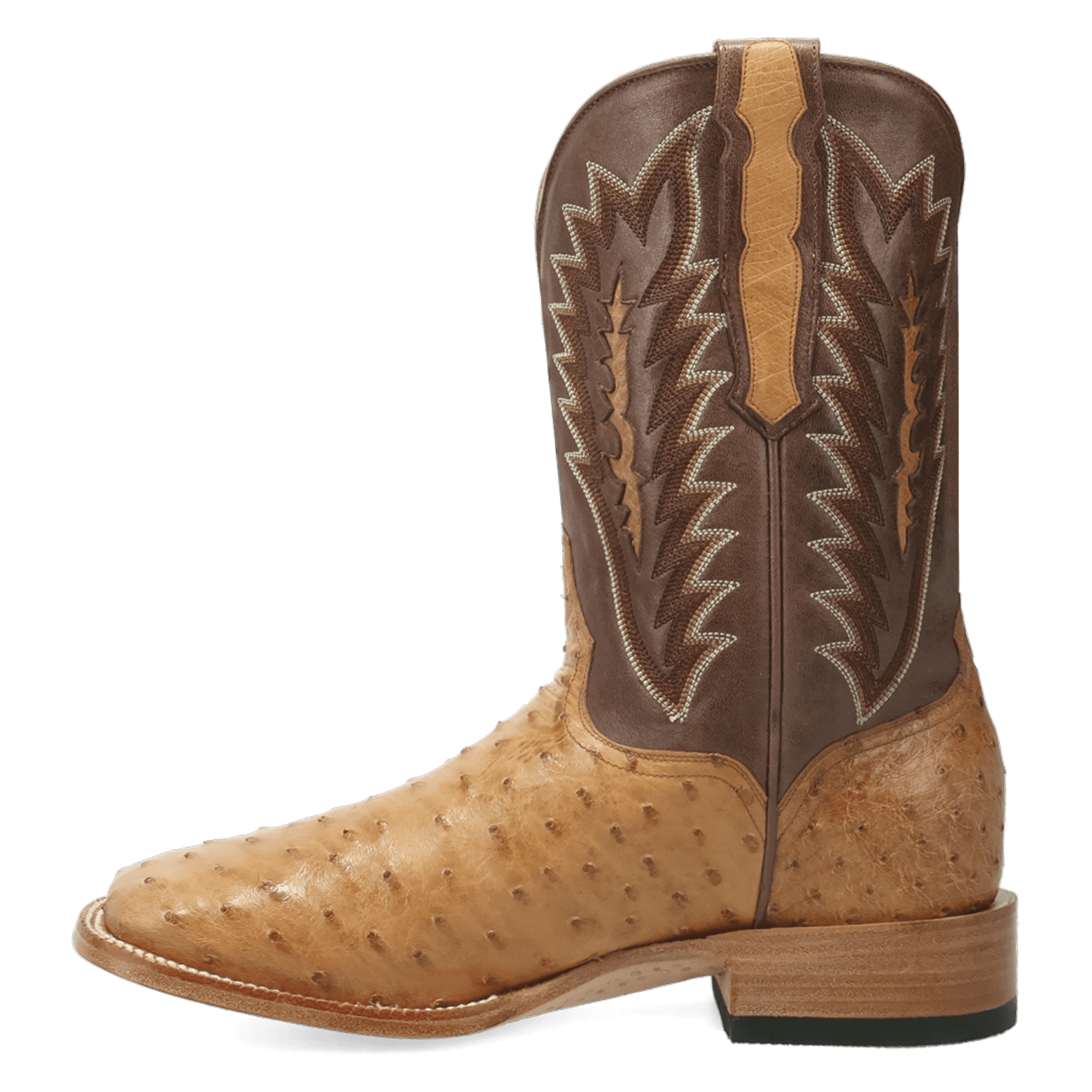 BRANNAN FULL QUILL OSTRICH BOOT - 8