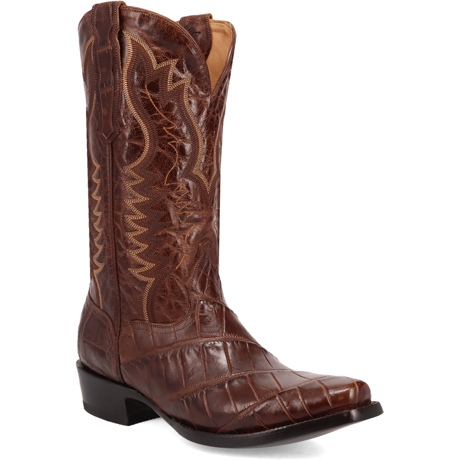 DELANO AMERICAN ALLIGATOR BOOT - 8