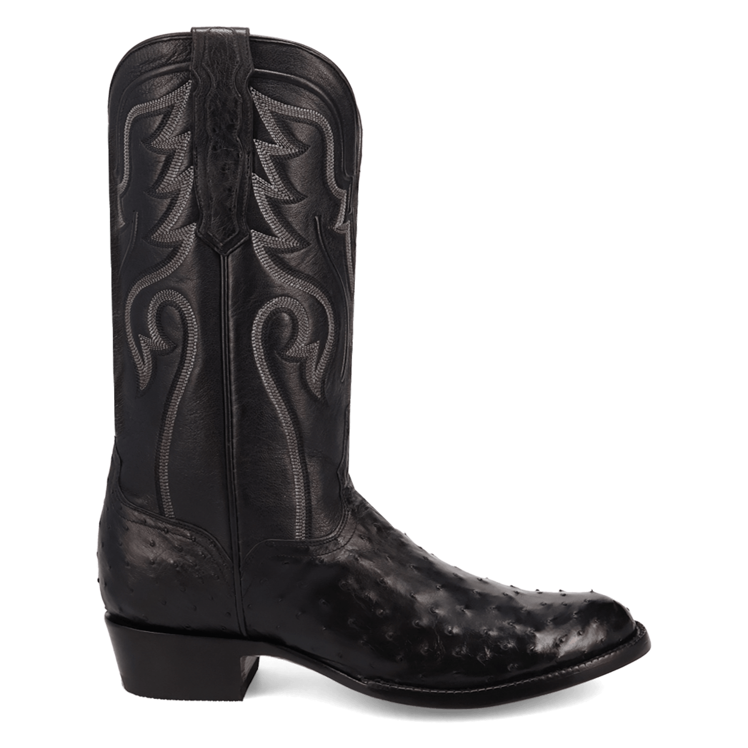STANFORD FULL QUILL OSTRICH BOOT - 8