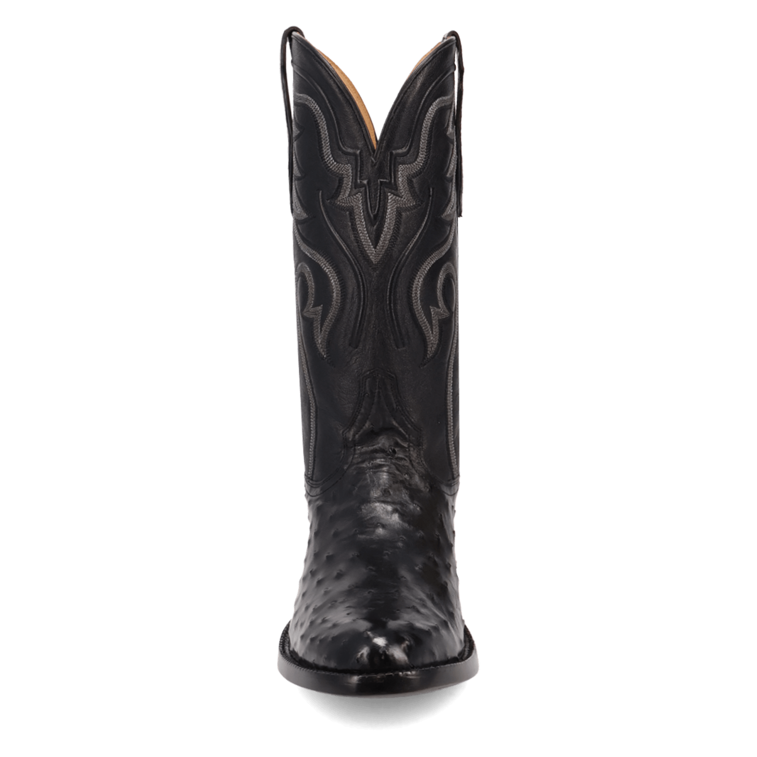 STANFORD FULL QUILL OSTRICH BOOT - 8