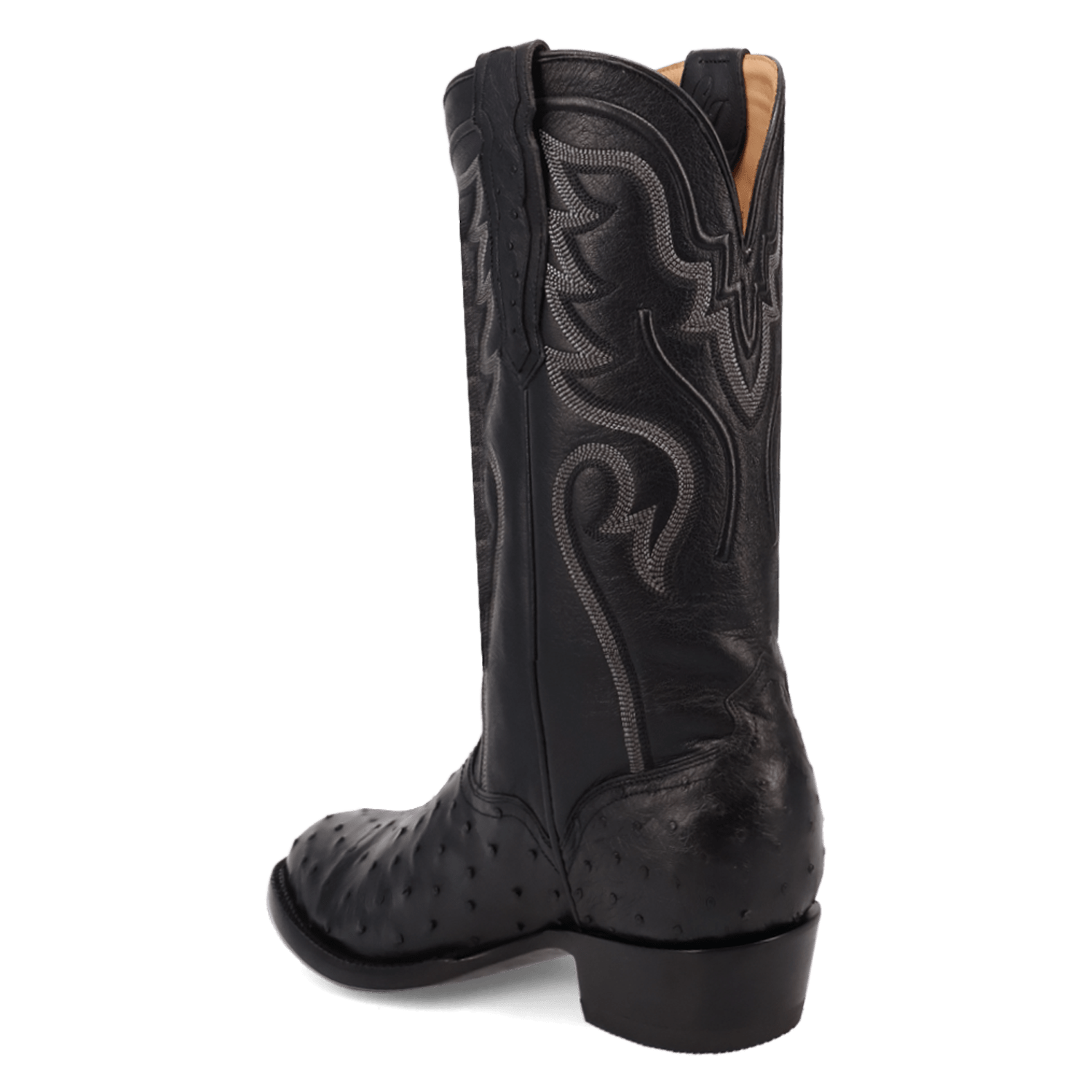 STANFORD FULL QUILL OSTRICH BOOT - 8