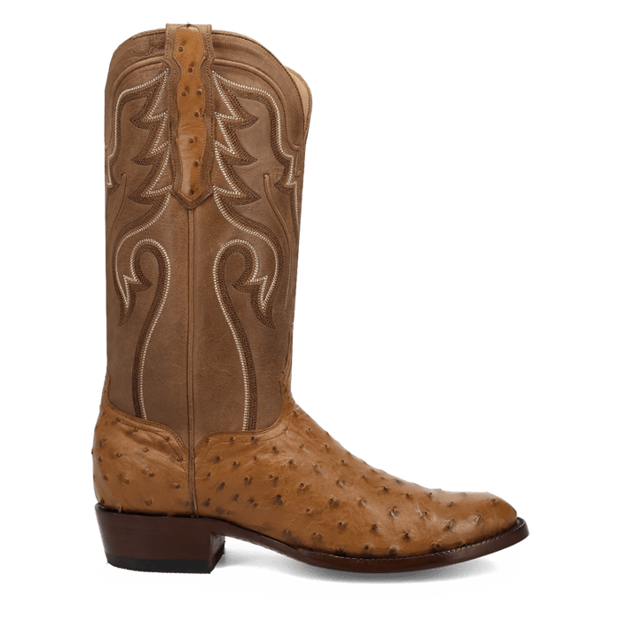 Dan Post Stanford Full Quill Ostrich Boot - Luxury Western Style