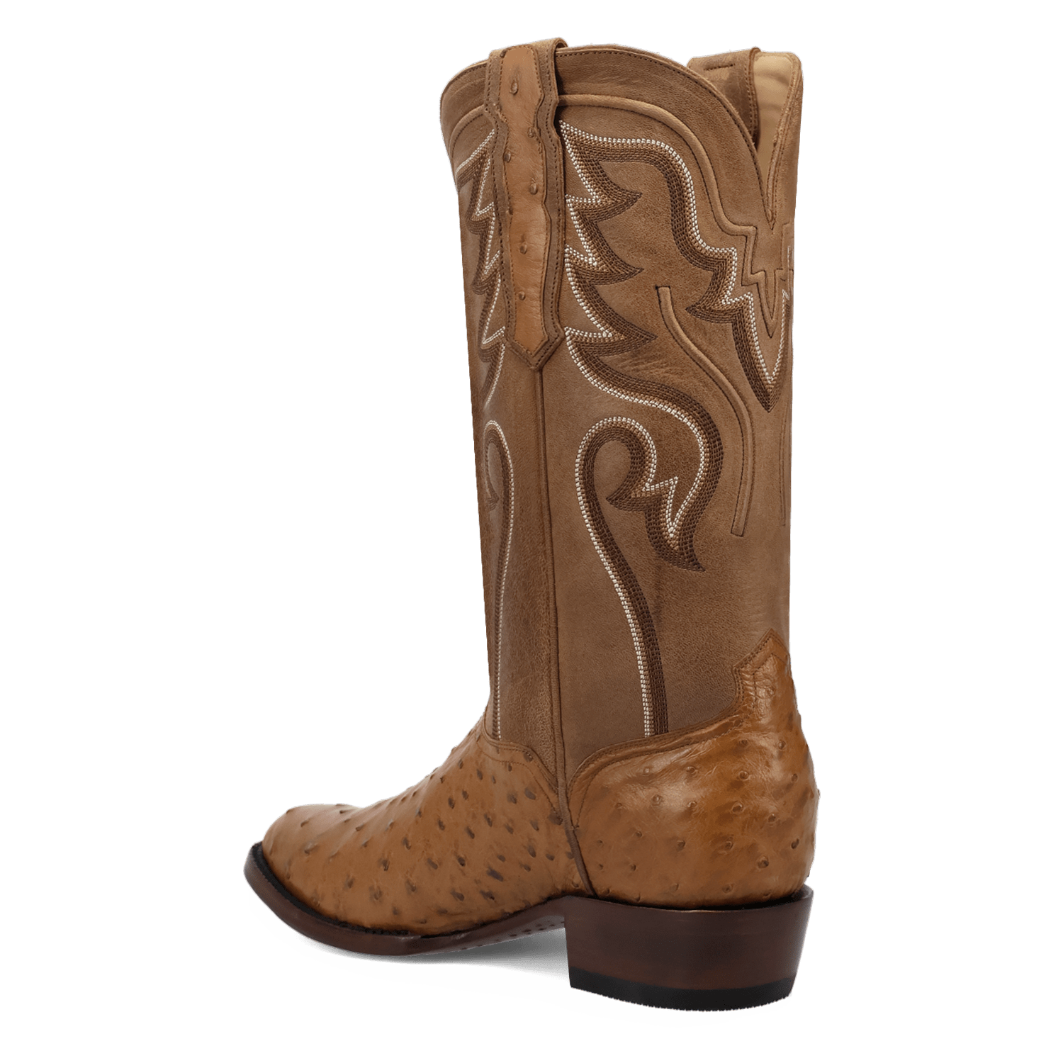 STANFORD FULL QUILL OSTRICH BOOT - 8