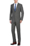 Cheap Priced Suit - Mens Two Button Slim Fit Two Piece Suit In Grey Windowpane Plaid