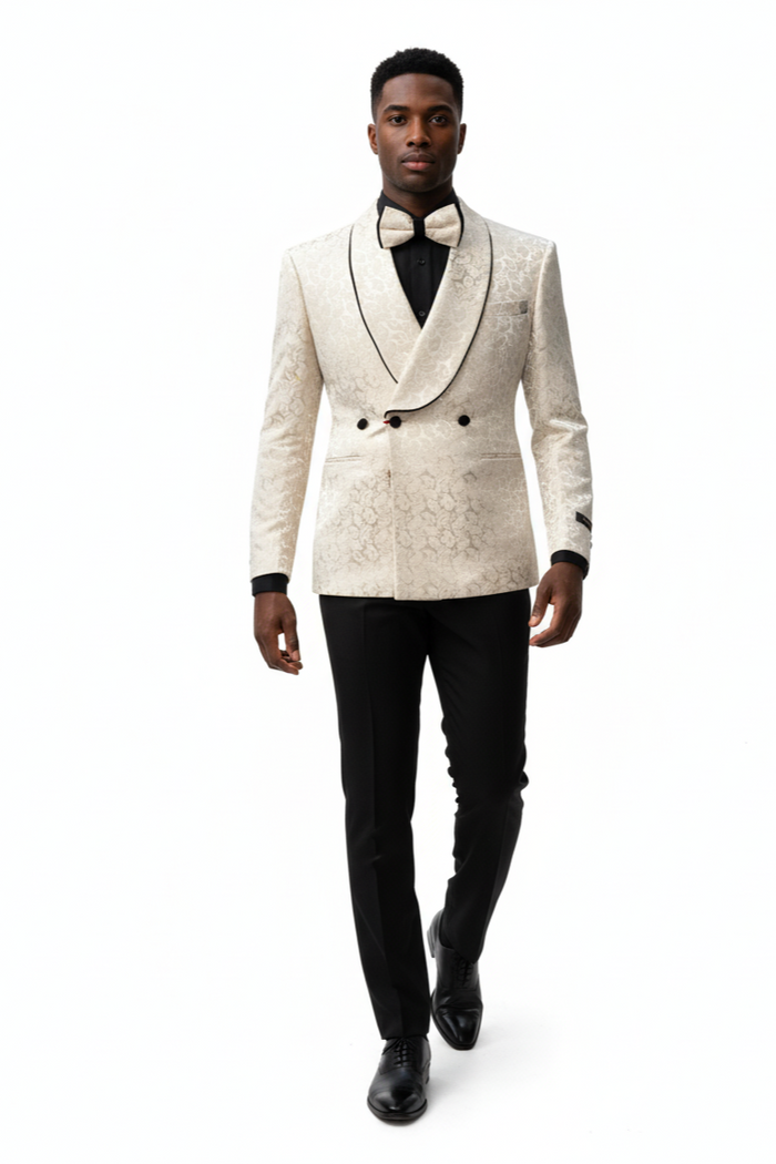 Three Button Shawl Lapel Slim Fit For Men