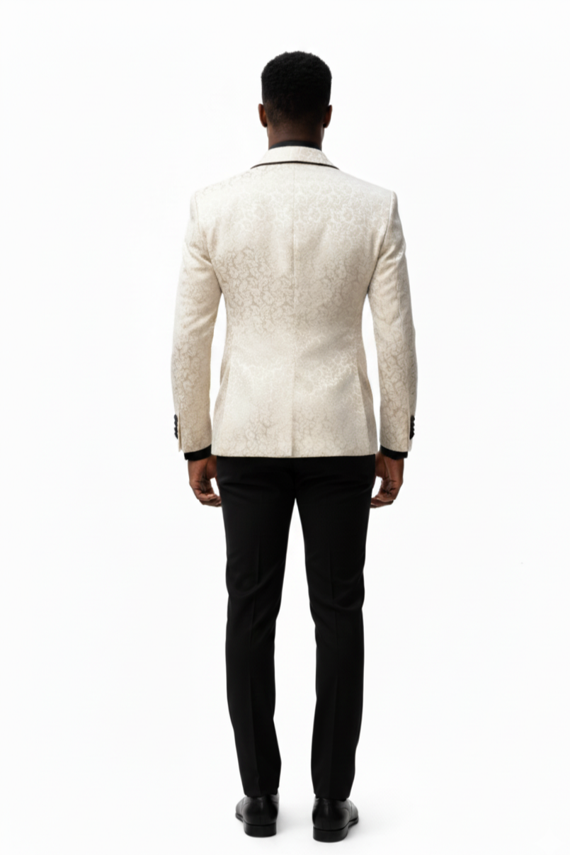 Three Button Shawl Lapel Slim Fit For Men - 36 Short