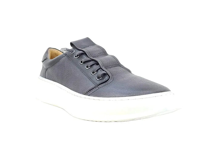 Carrucci Genuine Calfskin Slip-On Sneakers