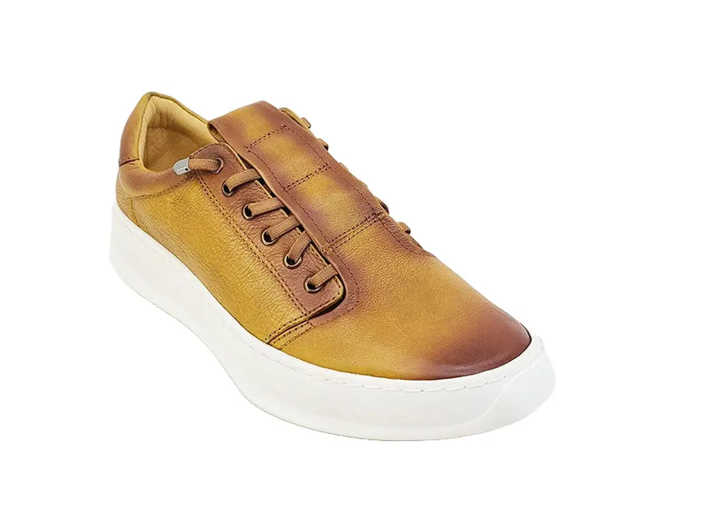 Carrucci Genuine Calfskin Slip-On Sneakers - 10