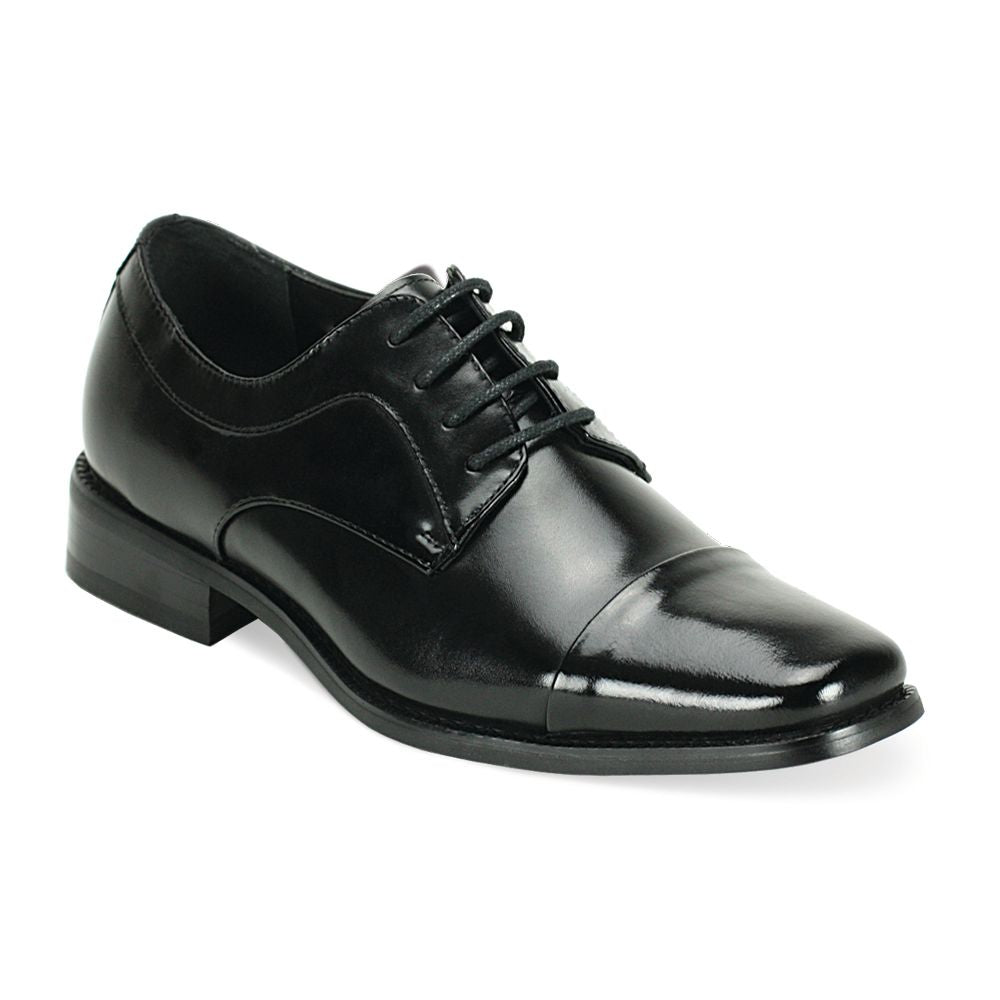 Giorgio Venturi Cap Toe Leather Dress Shoes - 7 Standard / D / Medium