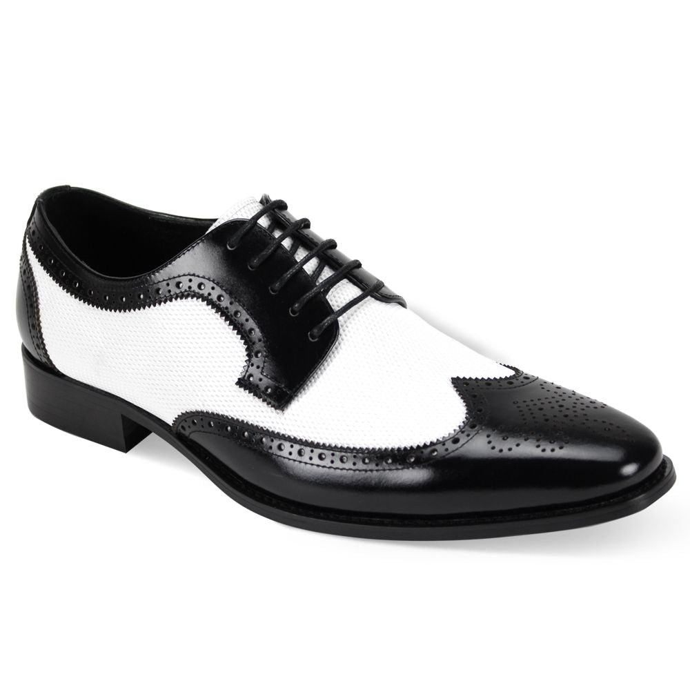 Giorgio Venturi Wingtip Leather Dress Shoes - 6 Standard / D / Medium