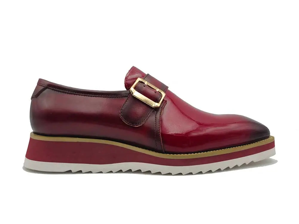 Carrucci Gorgeous Patent Leather Monkstrap Slip on - 7.5