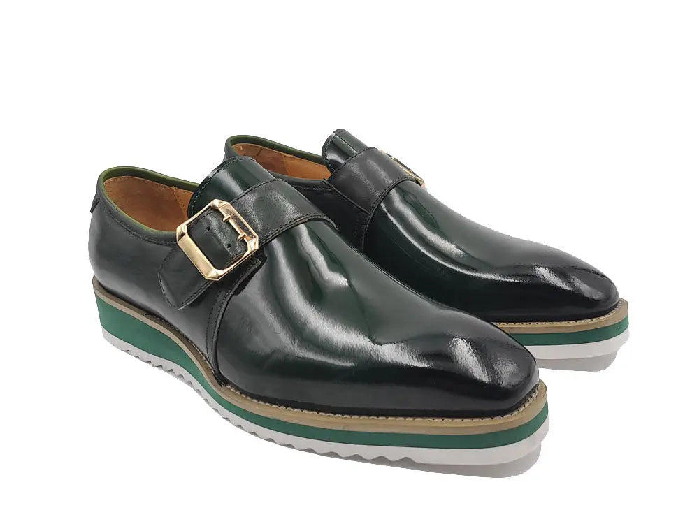 Carrucci Gorgeous Patent Leather Monkstrap Slip on - 7.5