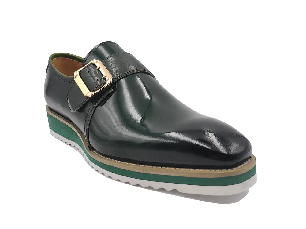 Carrucci Gorgeous Patent Leather Monkstrap Slip on - 7.5