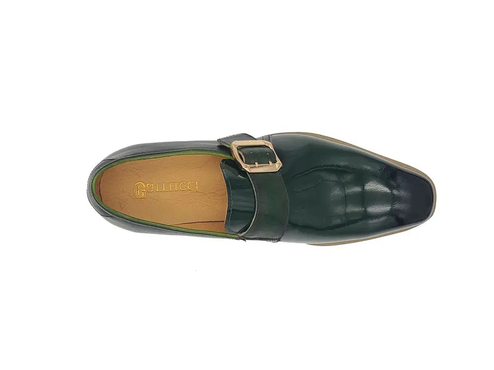 Carrucci Gorgeous Patent Leather Monkstrap Slip on - 7.5